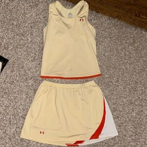Under Armour Matching Skirt and Tank Activewear
